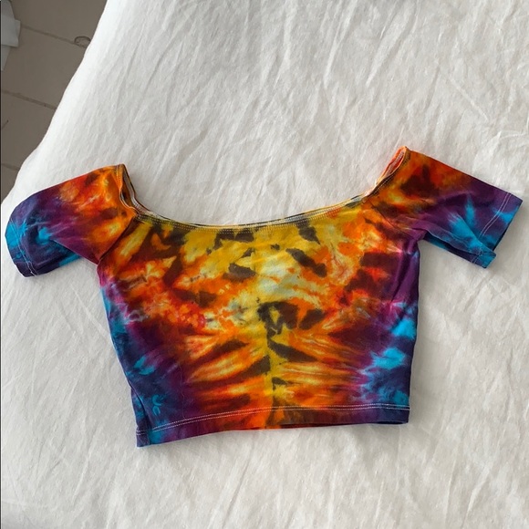Tops - Tie dye off the shoulder Tops - Tie dye off the shoulder